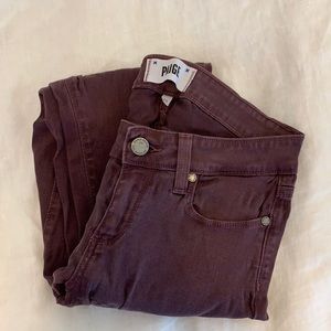 Dark purple Paige jeans